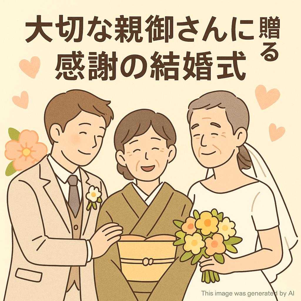 大切な親御さんに贈る感謝の結婚式