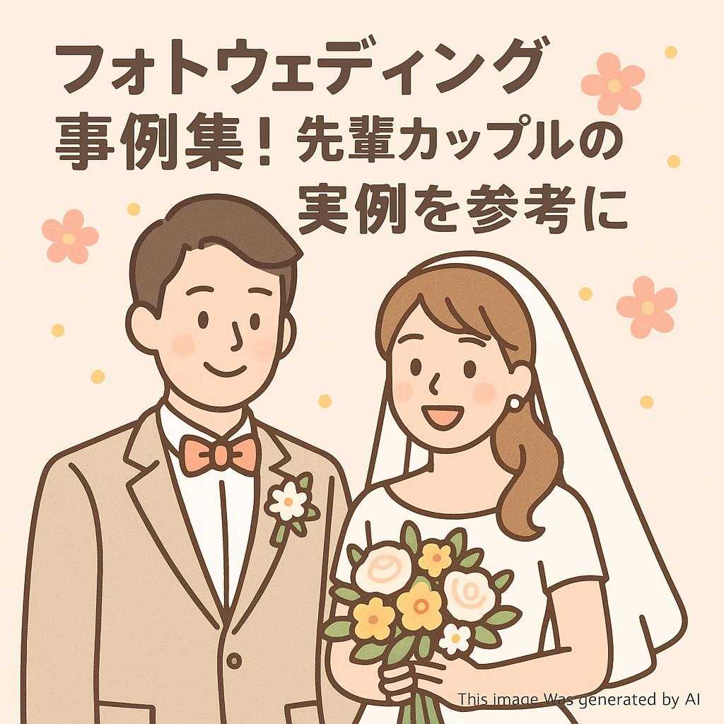 フォトウェディング事例集！先輩カップルの実例を参考に