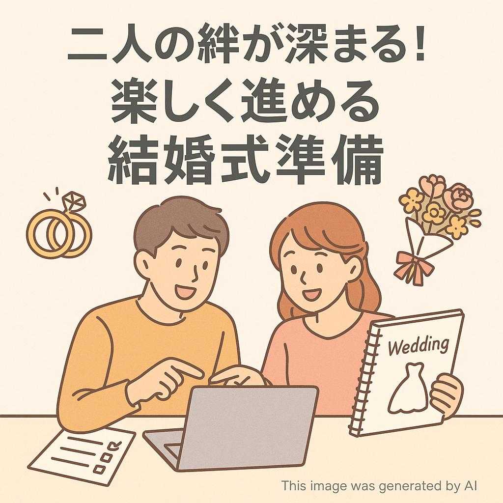 二人の絆が深まる！楽しく進める結婚式準備