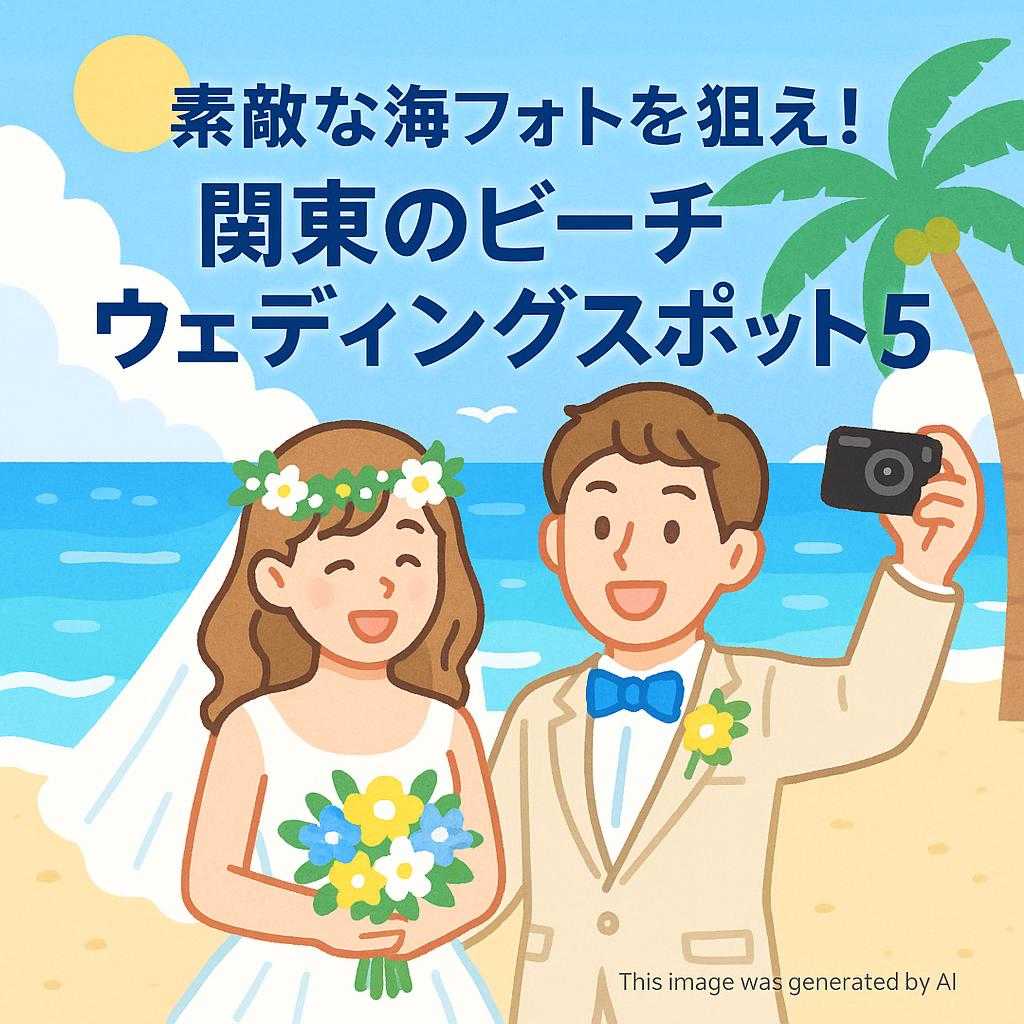素敵な海フォトを狙え!関東のビーチウェディングスポット5選