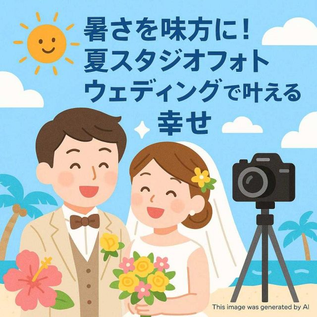 暑さを味方に！夏スタジオフォトウェディングで叶える幸せ