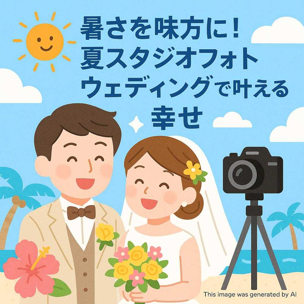 暑さを味方に！夏スタジオフォトウェディングで叶える幸せ