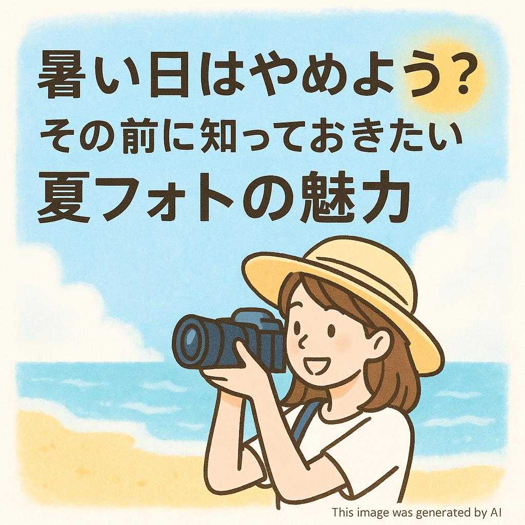 暑い日はやめよう？その前に知っておきたい夏フォトの魅力