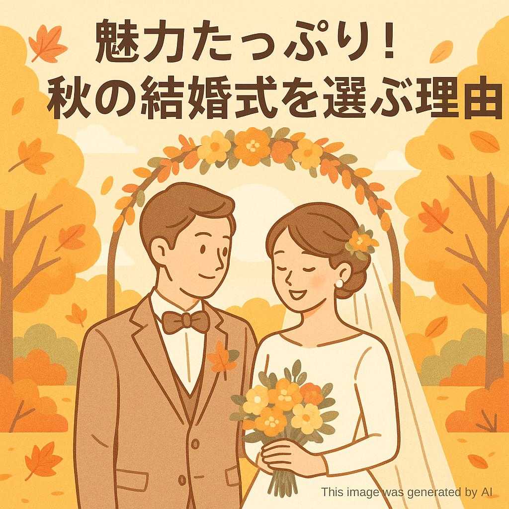 魅力たっぷり！秋の結婚式を選ぶ理由