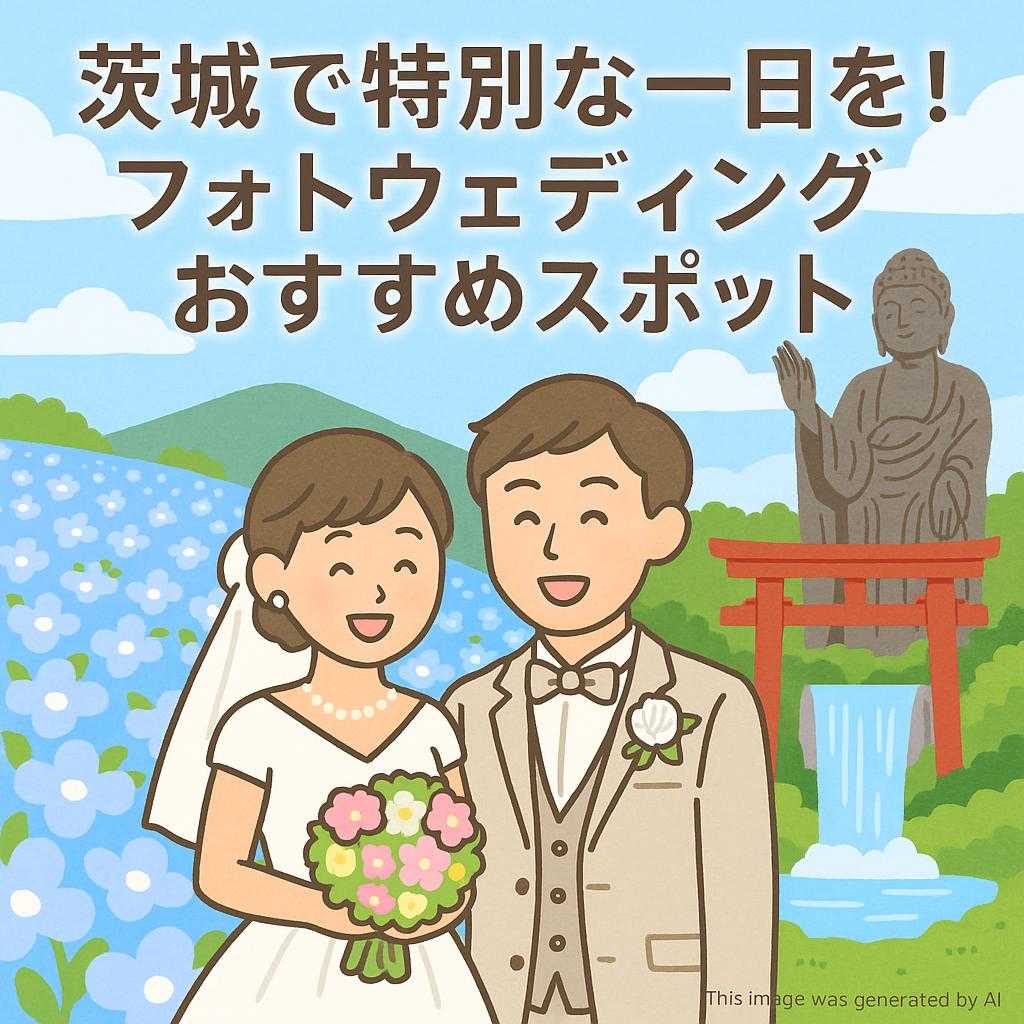 茨城で特別な一日を！フォトウェディングおすすめスポット