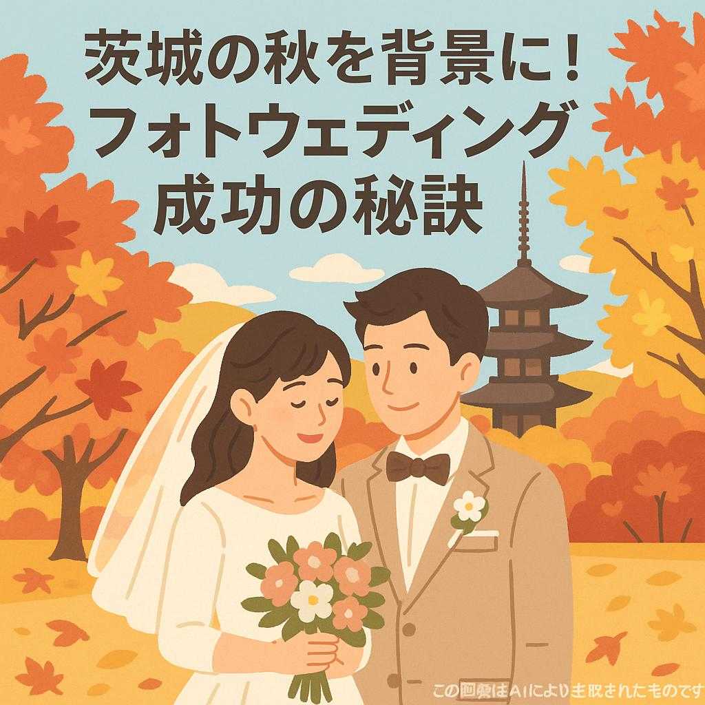 茨城の秋を背景に!フォトウェディング成功の秘訣