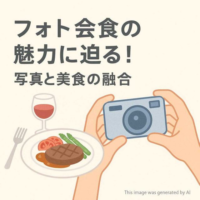 フォト会食の魅力に迫る！写真と美食の融合