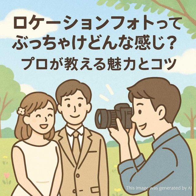 ロケーションフォトってぶっちゃけどんな感じ？プロが教える魅力とコツ