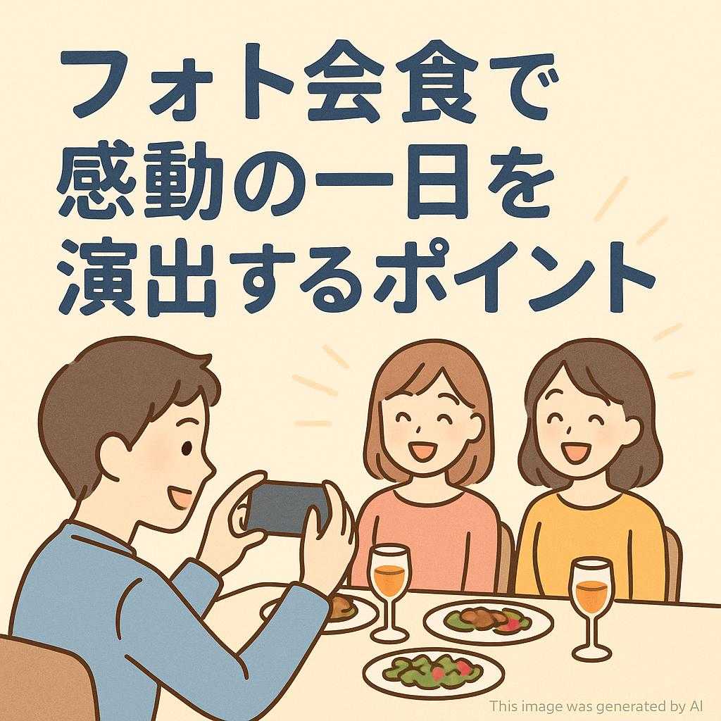 フォト会食で感動の一日を演出するポイント