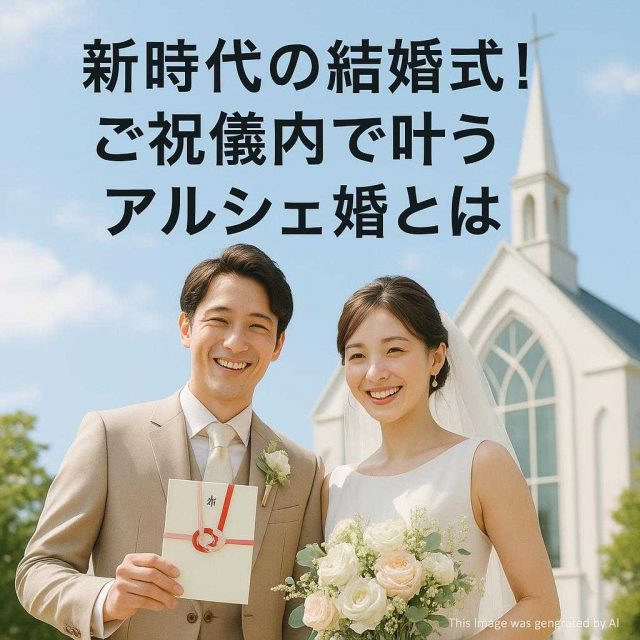 新時代の結婚式! ご祝儀内で叶うアルシェ婚とは